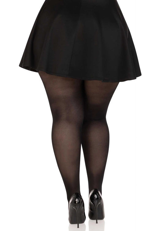 Plus Elastane Opaque to Waist Pantyhose
