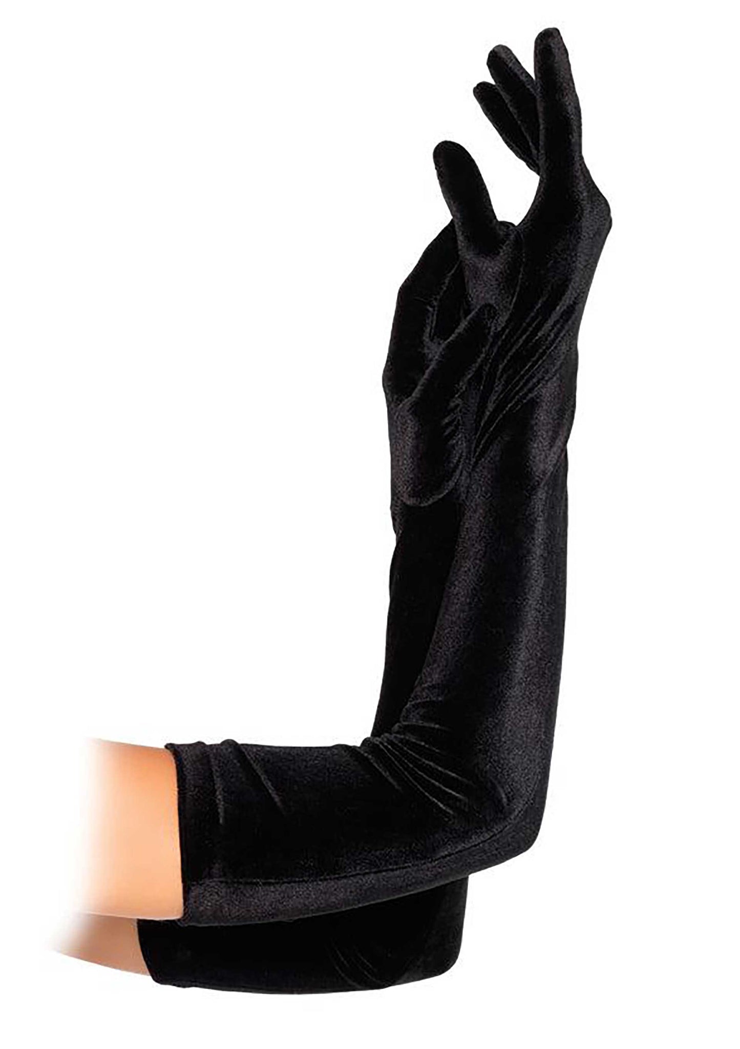 Leg Avenue 2052 Velvet Opera Length Gloves