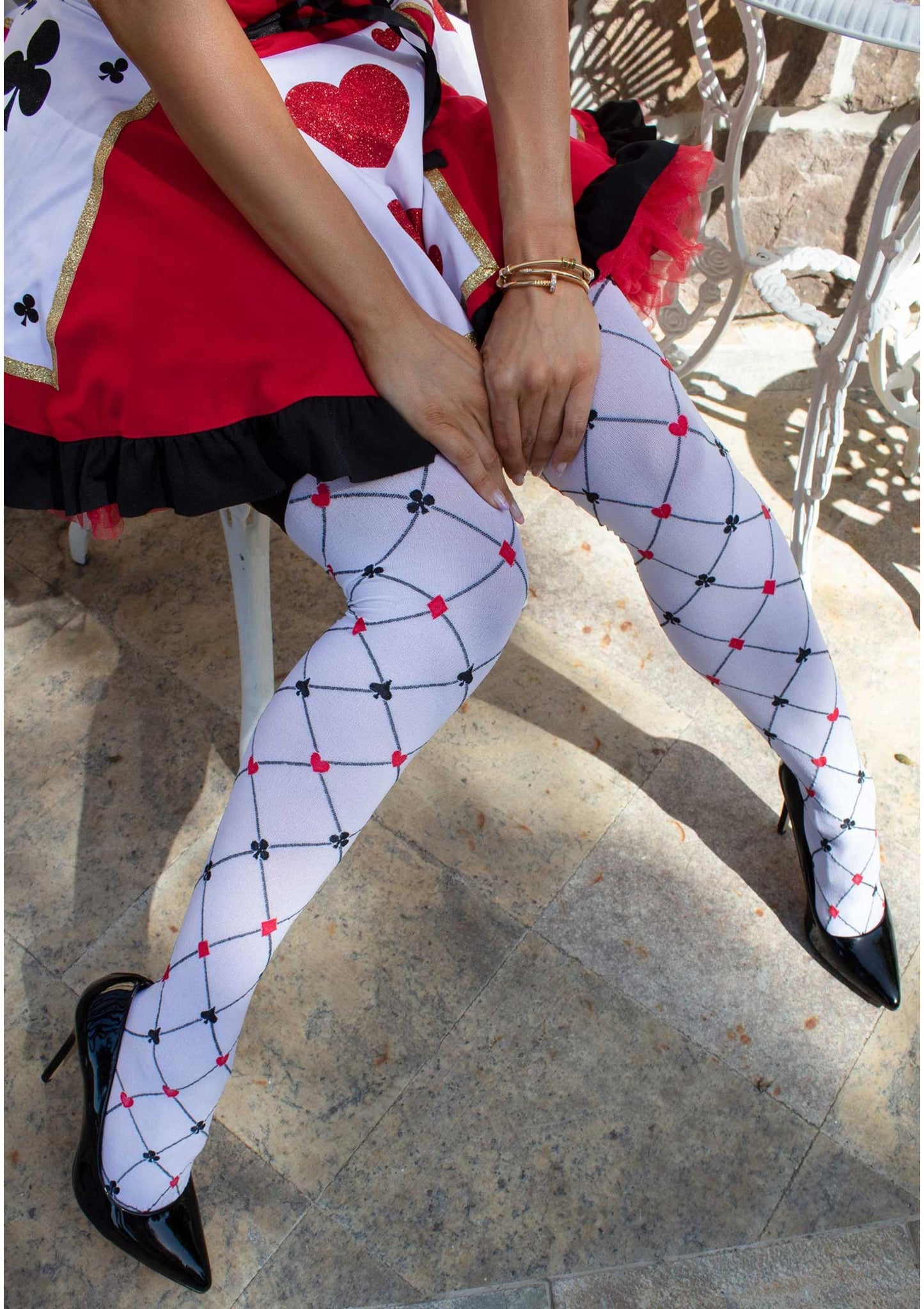 Card Suit Thighs Highs