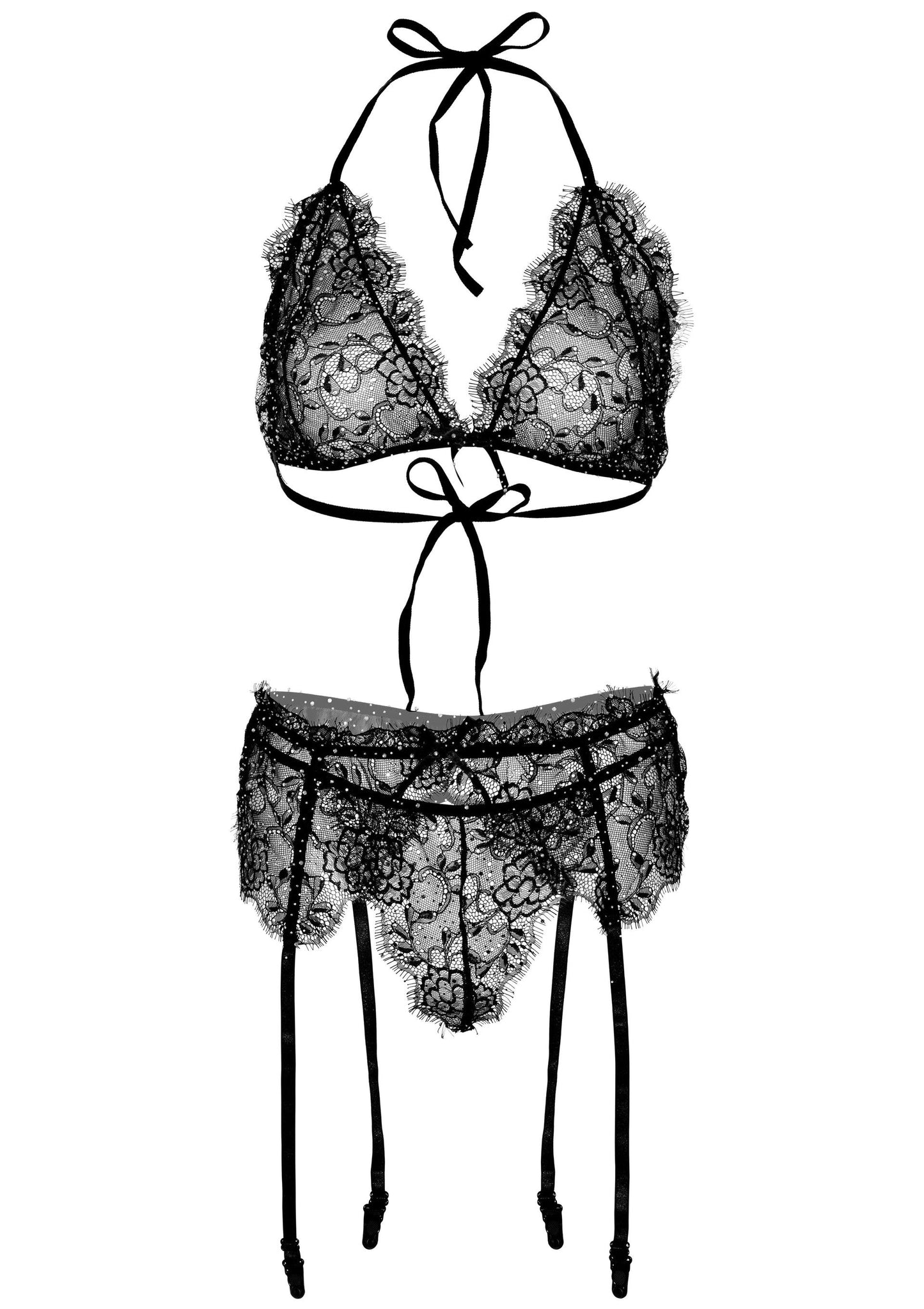 Leg Avenue 81627X Bra, garter belt and string Plus Size
