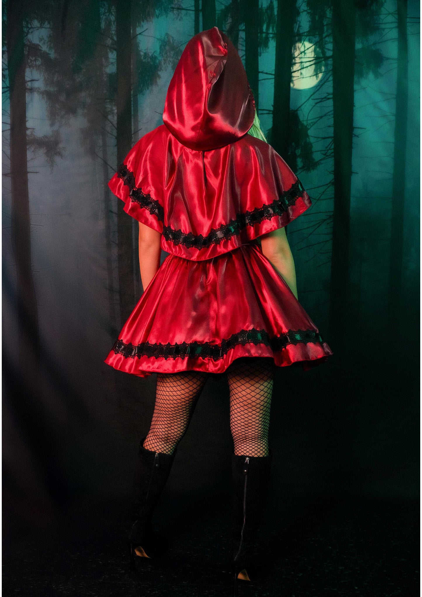 Gothic Red Riding Hood Dress