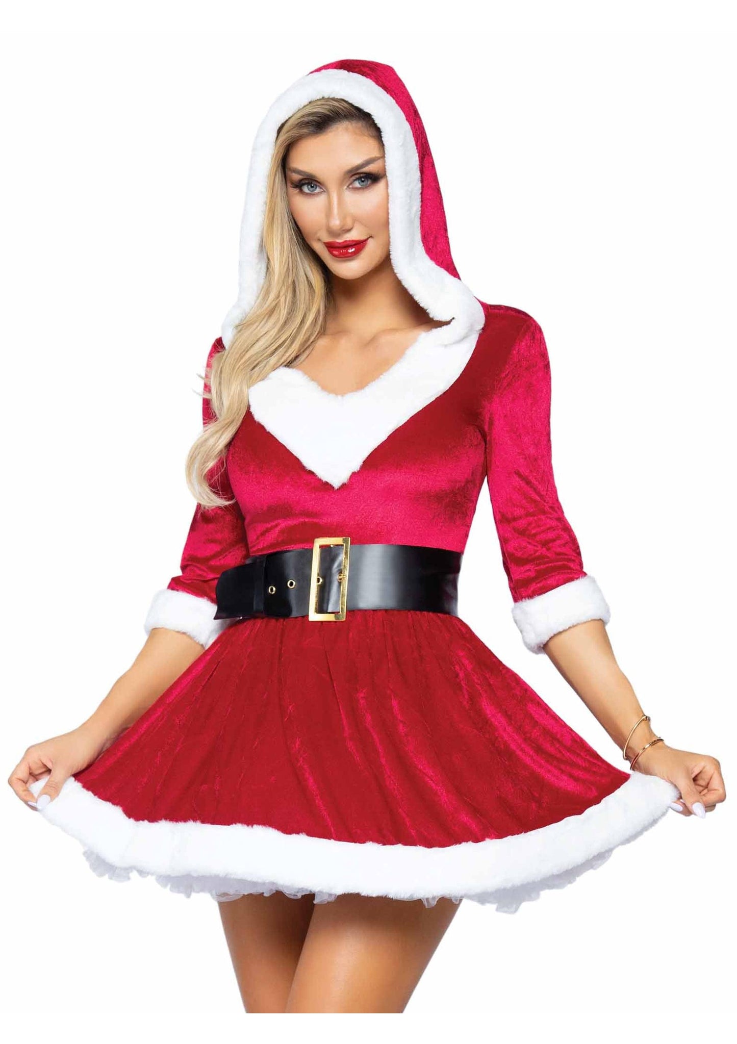 Mrs. Claus Hooded Dress