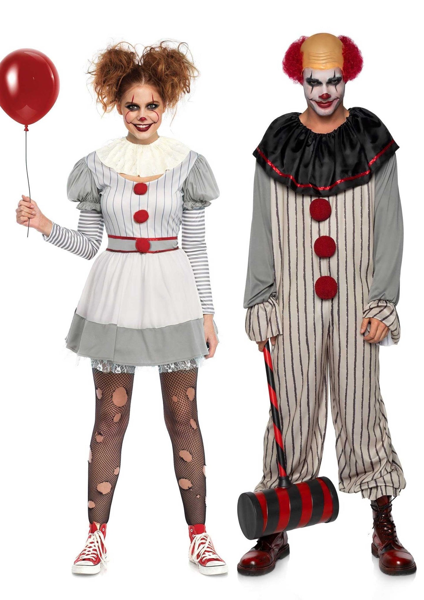 Plus Creepy Clown Dress