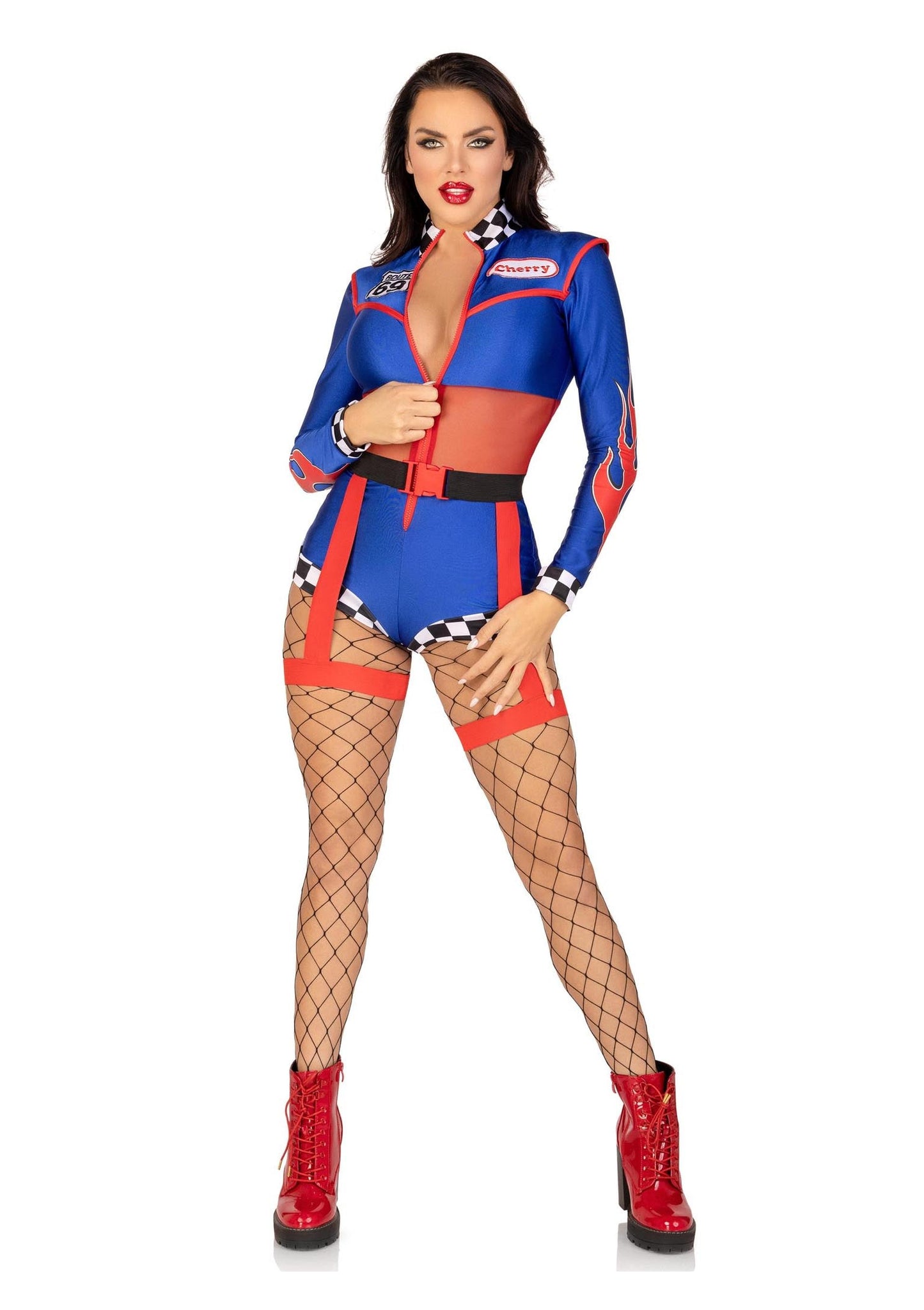 Cherry Bomb Racer Romper