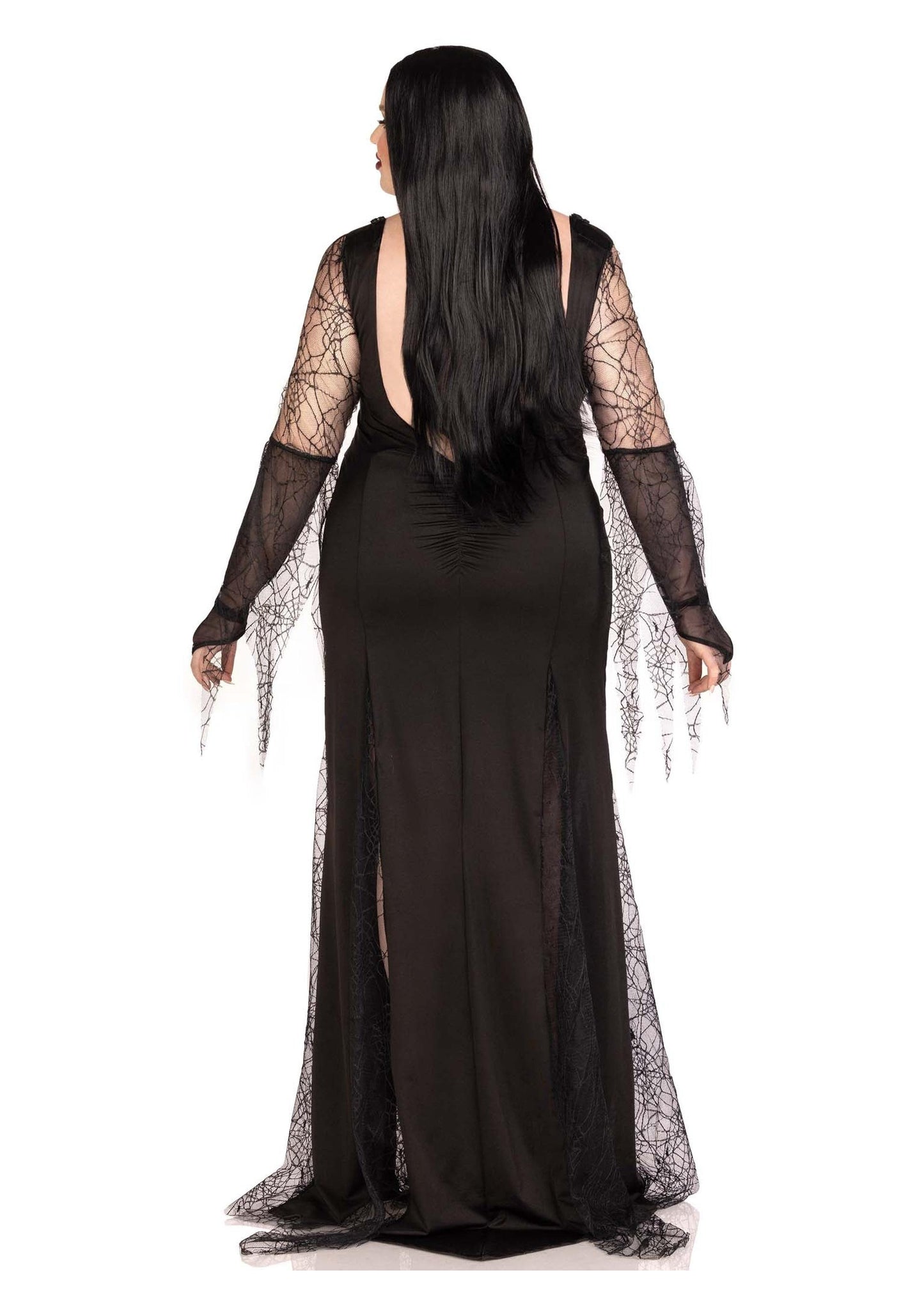 Sexy Spooky Morticia Dress