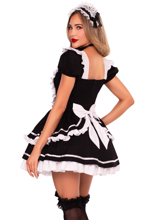 Maid to Flirt Ruffle Trimmed Dress