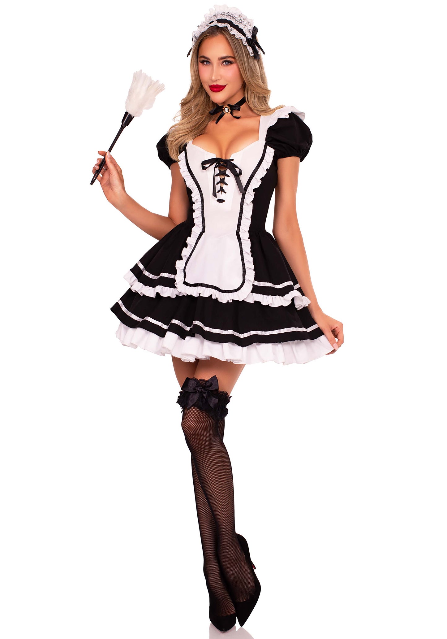 Maid to Flirt Ruffle Trimmed Dress