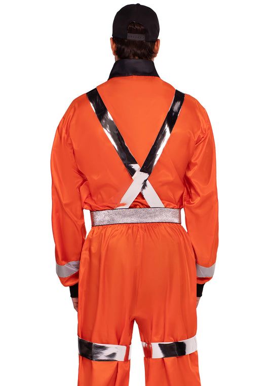 Cosmic Astronaut Zip-Up Jumpsuit