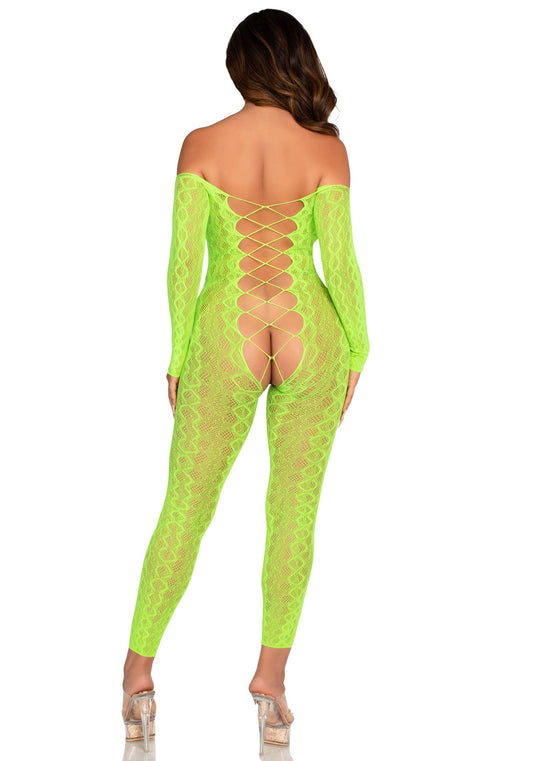 Crotchless, Footless Lingerie Bodystocking