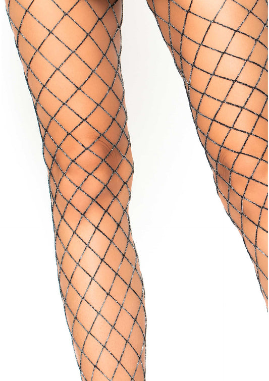 Leg Avenue 9006 Lurex Fishnet Pantyhose