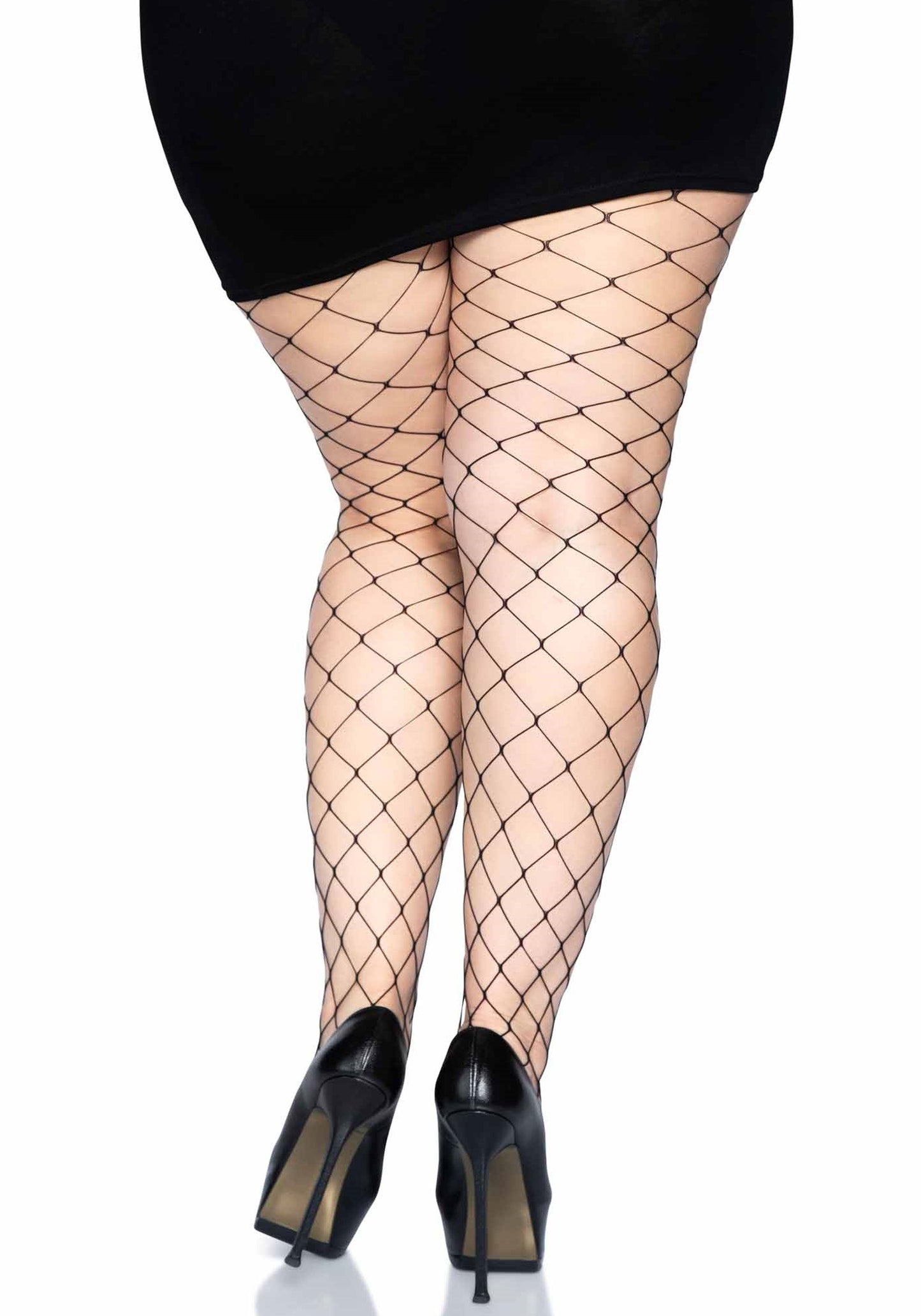 Leg Avenue 9905Q Fence Net Pantyhose Plus Size