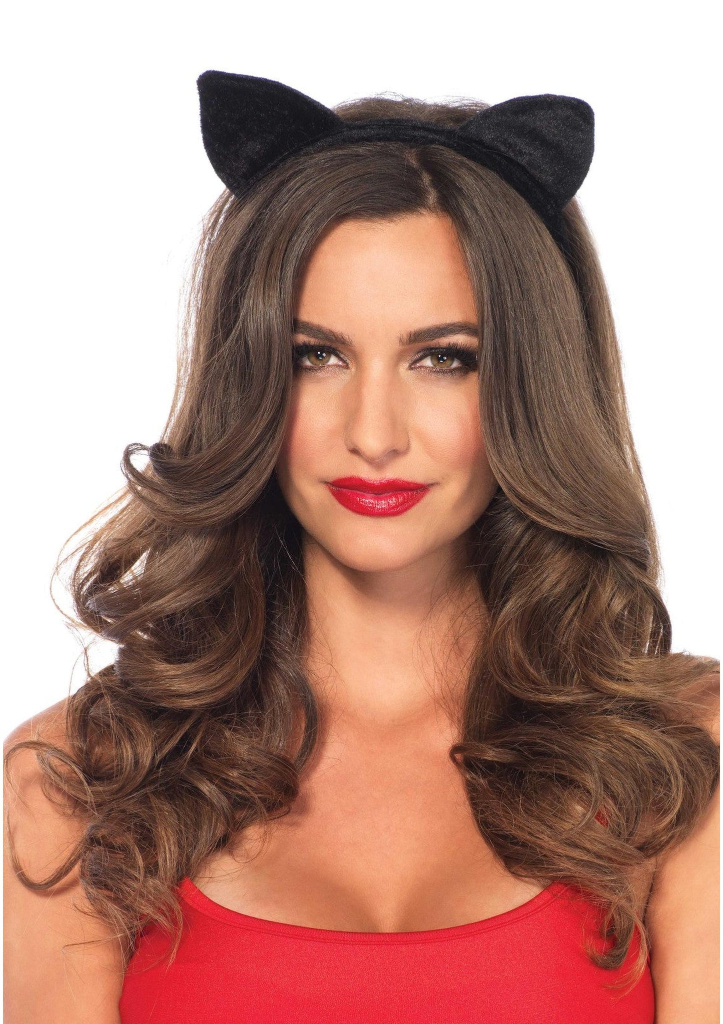 Leg Avenue A2783 Velvet Cat Ear Headband