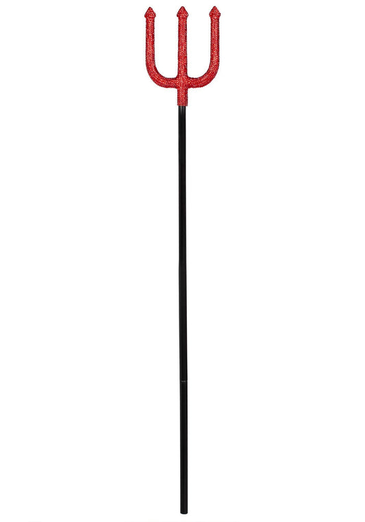 Detachable Rhinestone Pitch Fork