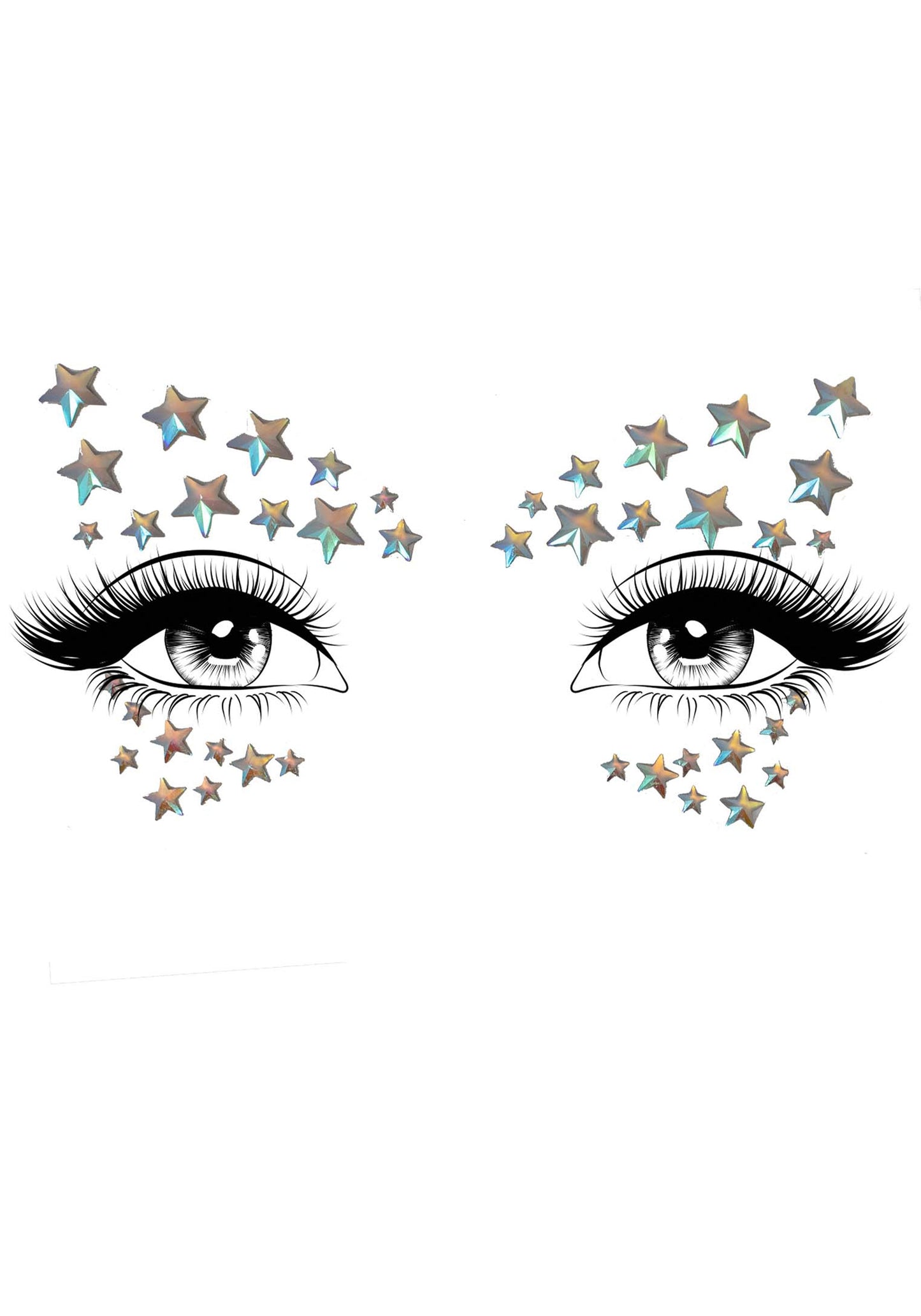 Celeste Glow In The Dark Face Jewels