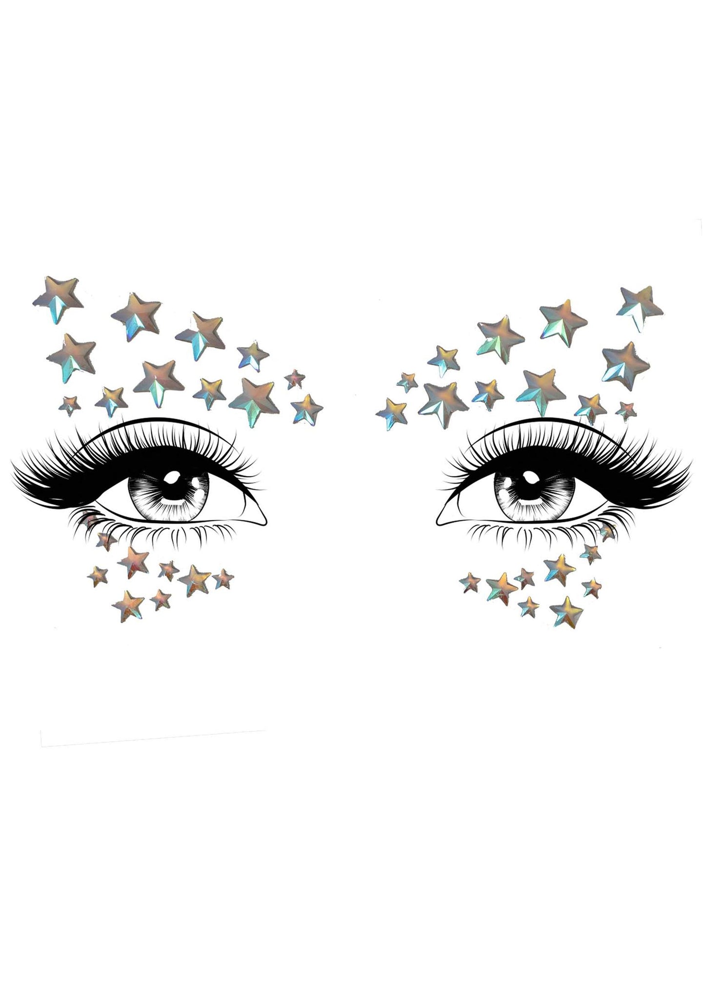 Celeste Glow In The Dark Face Jewels