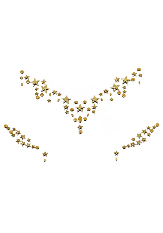 Star Sign Face Jewels Sticker
