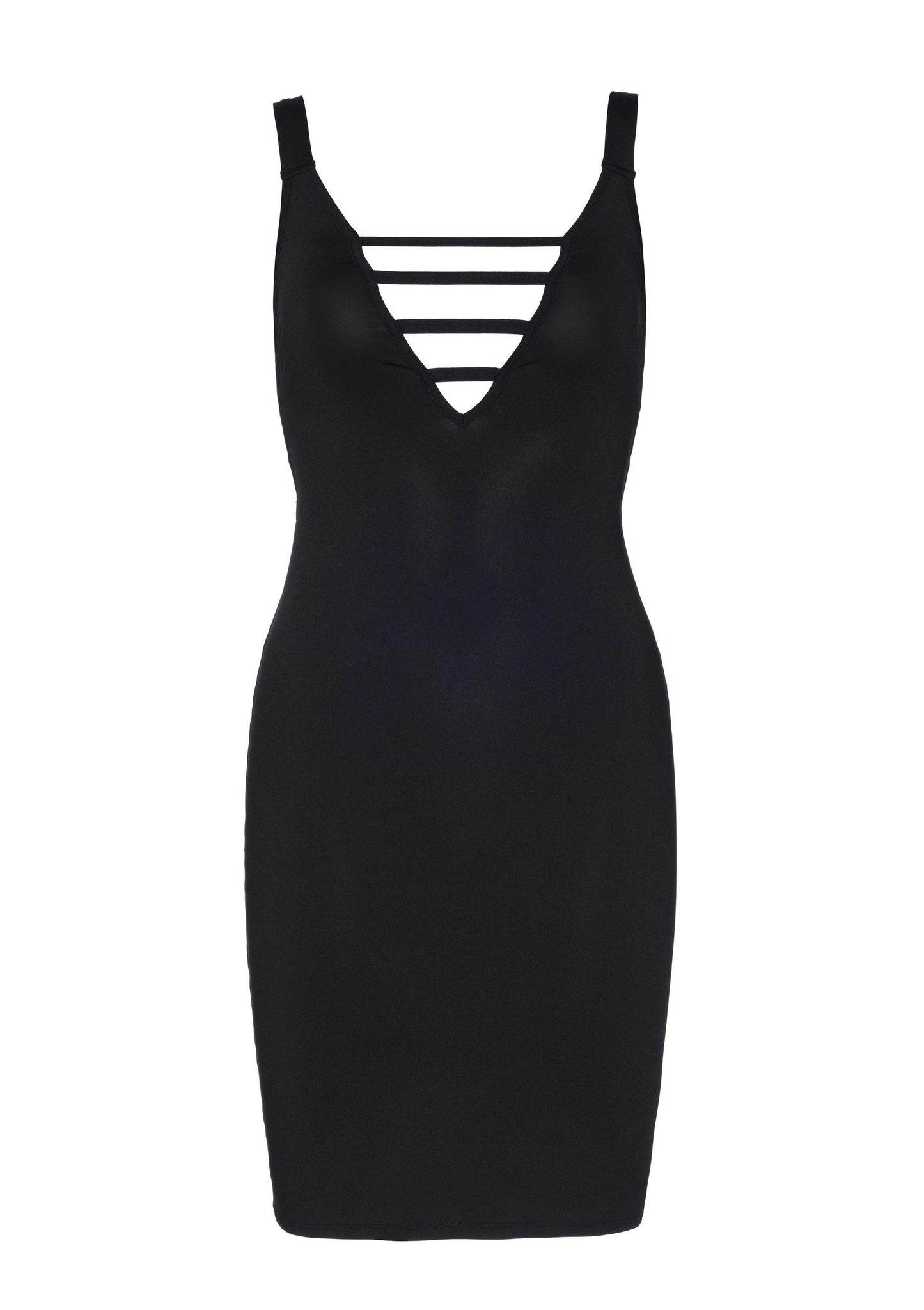 Deep-V Mini Dress