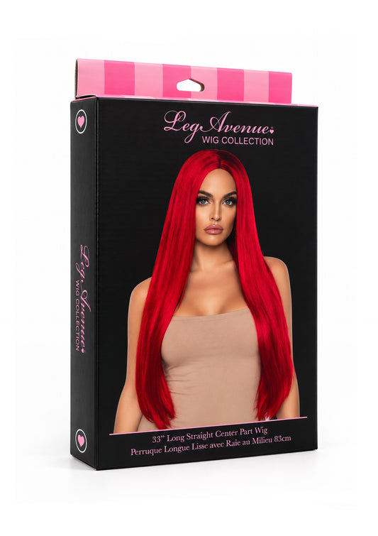 Long Straight Center Part Wig