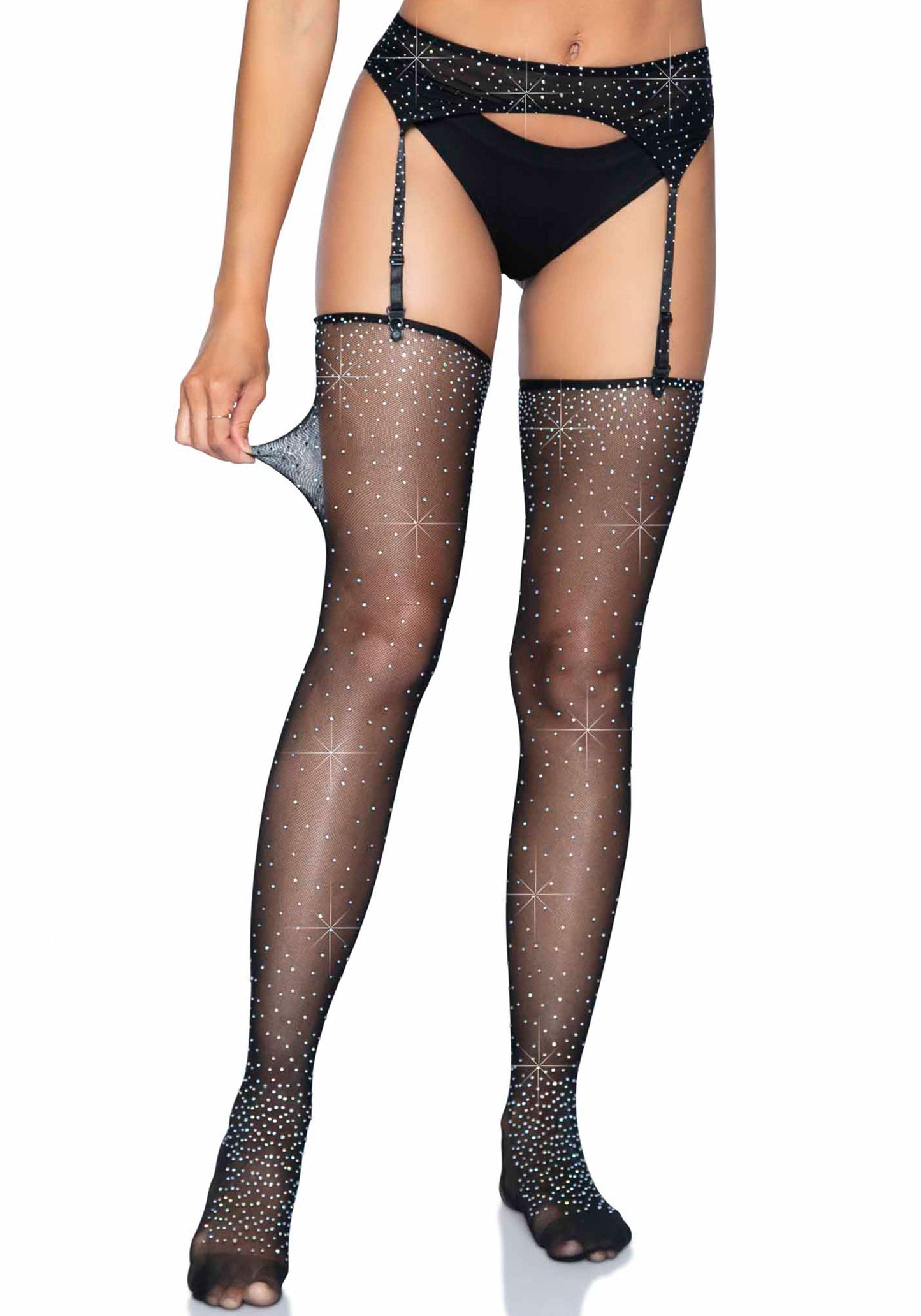 Leg Avenue 1950 Garter belt and stockings set