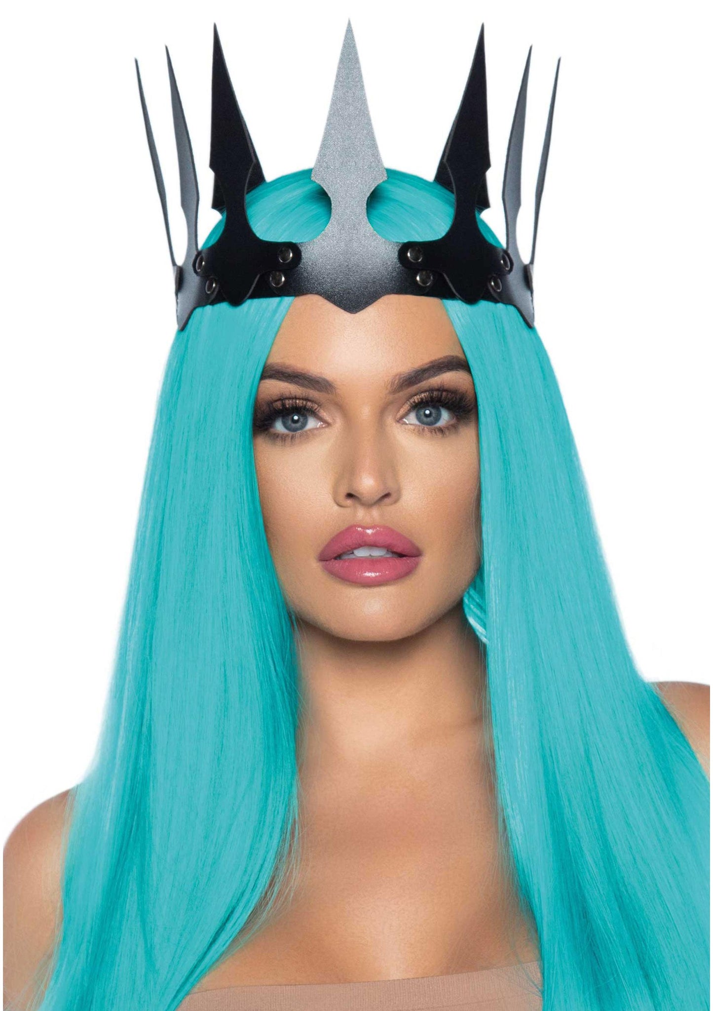 Leg Avenue 2774 Faux leather spiked crown