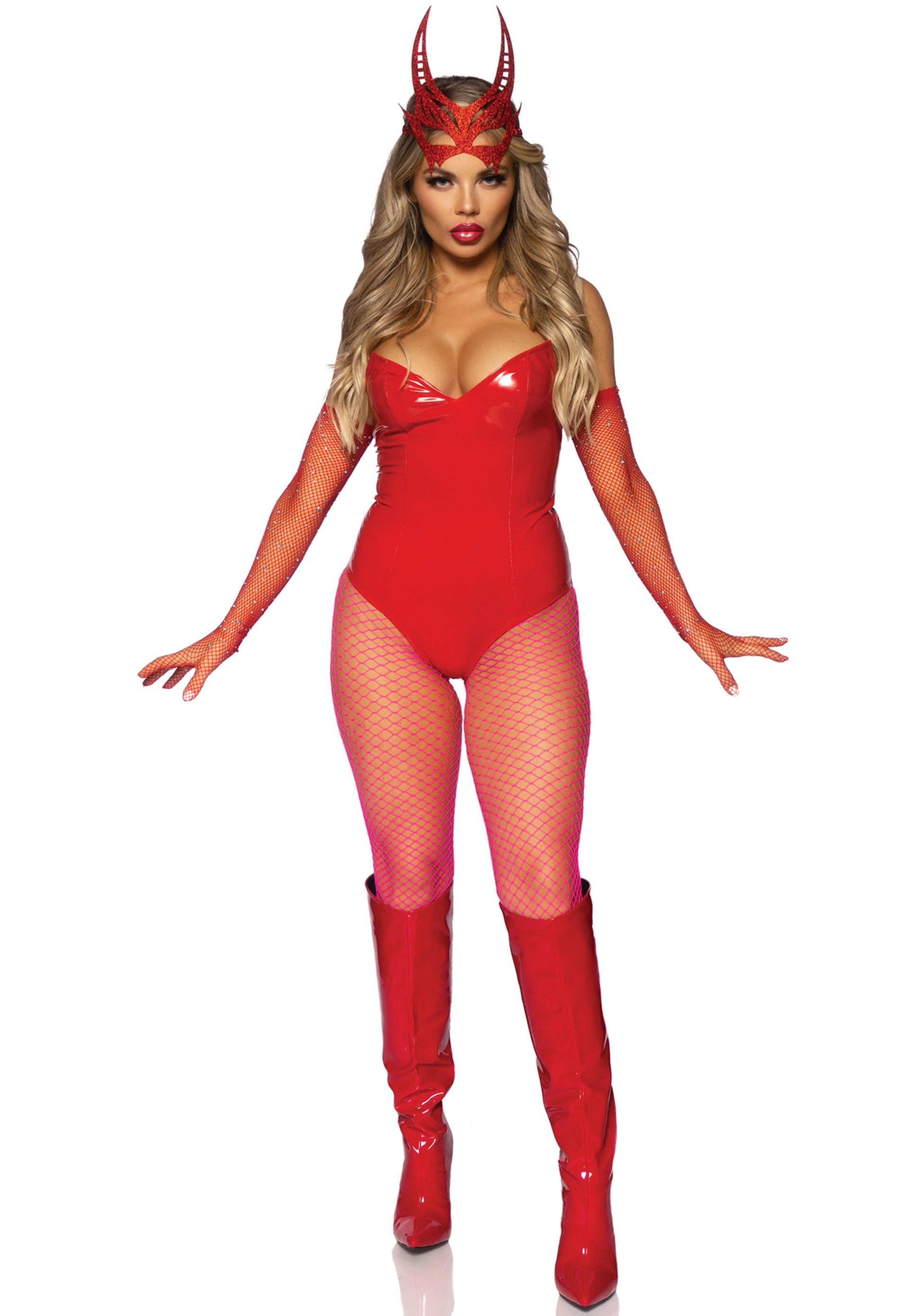 Leg Avenue 2780 Vinyl boned bodysuit