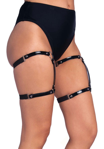 Leg Avenue 2785 Dual strap studded garters