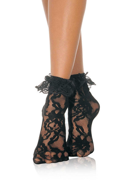 Leg Avenue 3030 Lace Anklet With Ruffle