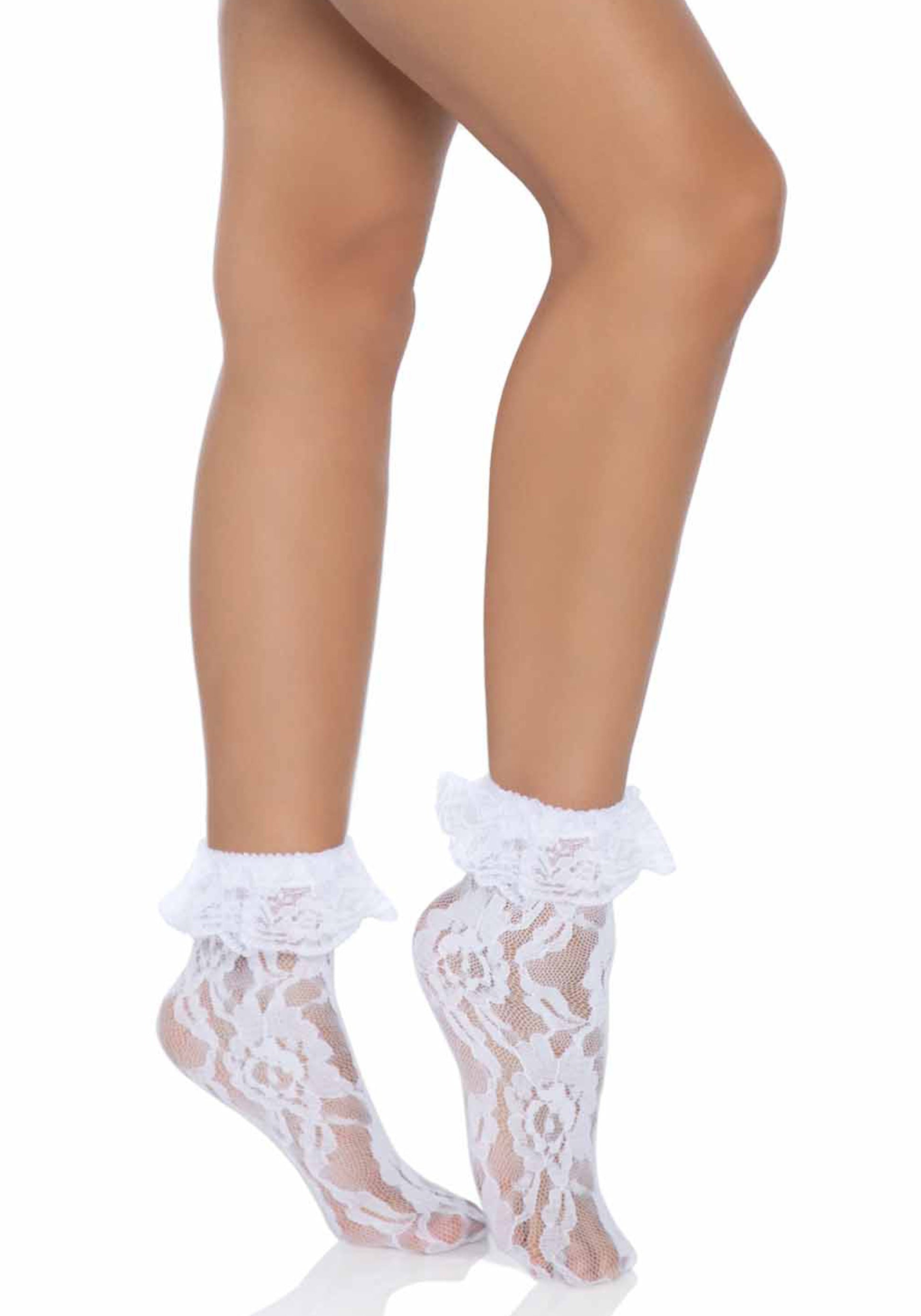 Leg Avenue 3030 Lace Anklet With Ruffle