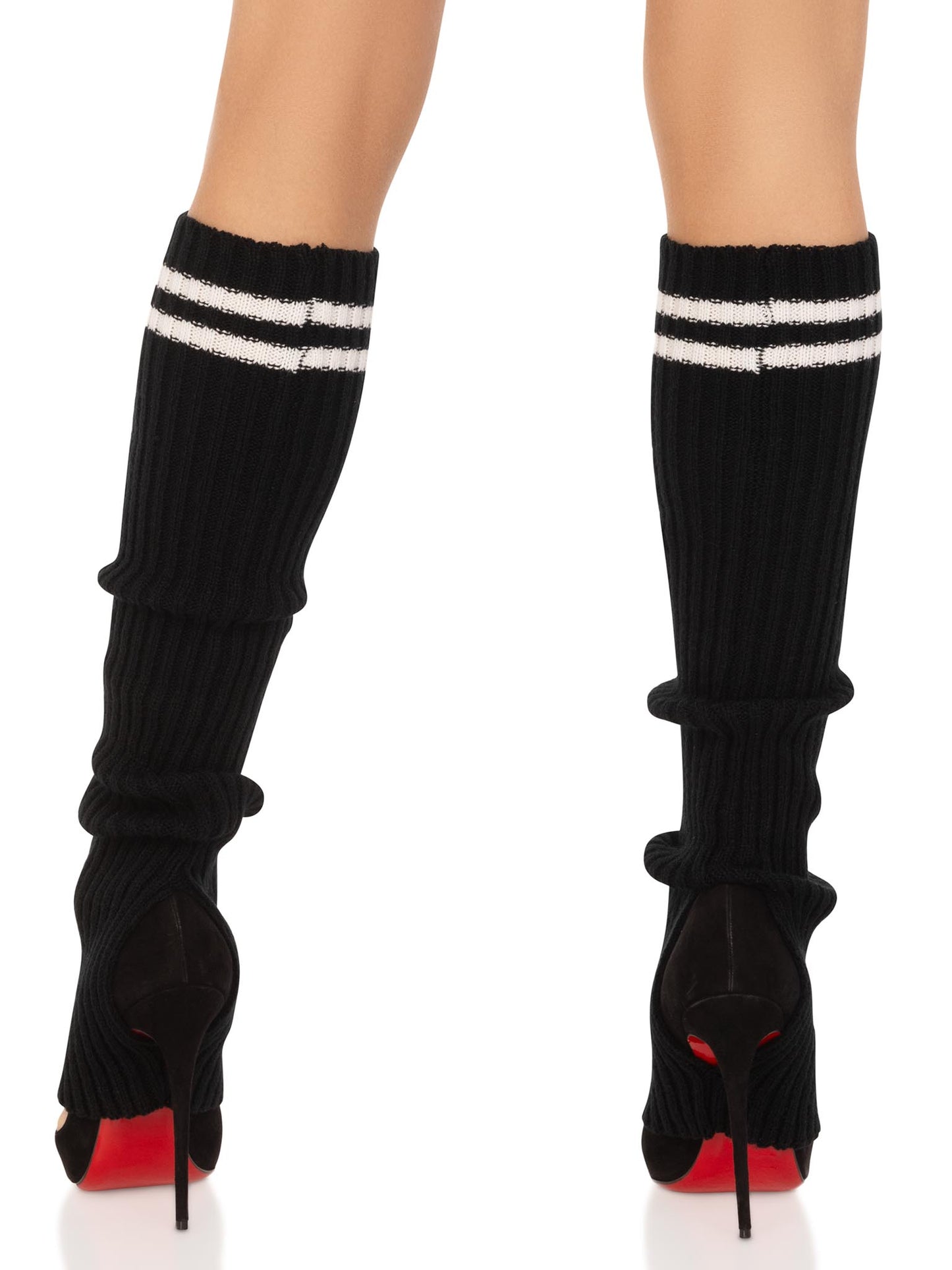 Leg Warmers with Athletic Stripe