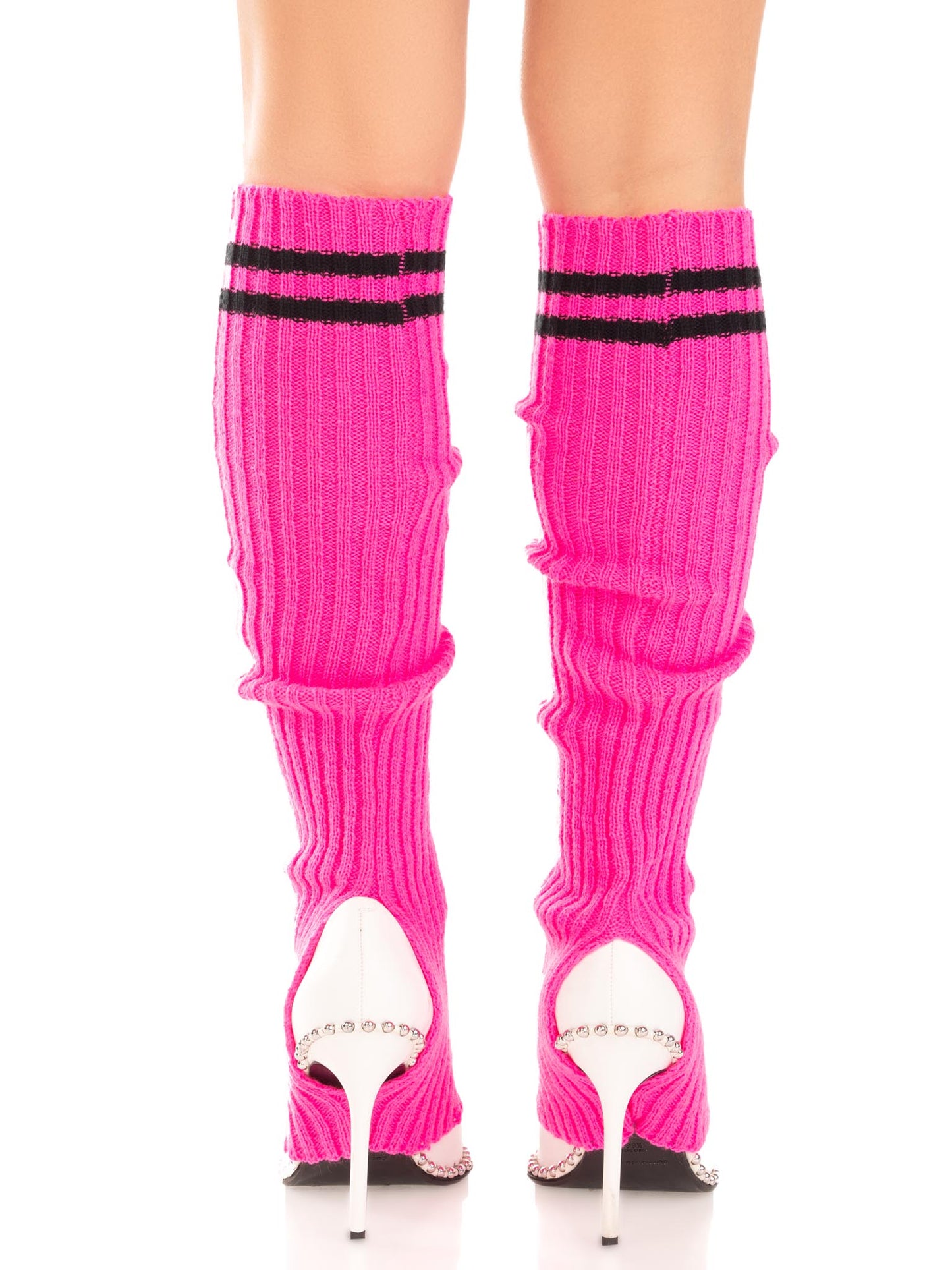 Leg Warmers with Athletic Stripe