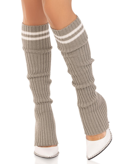 Leg Warmers with Athletic Stripe