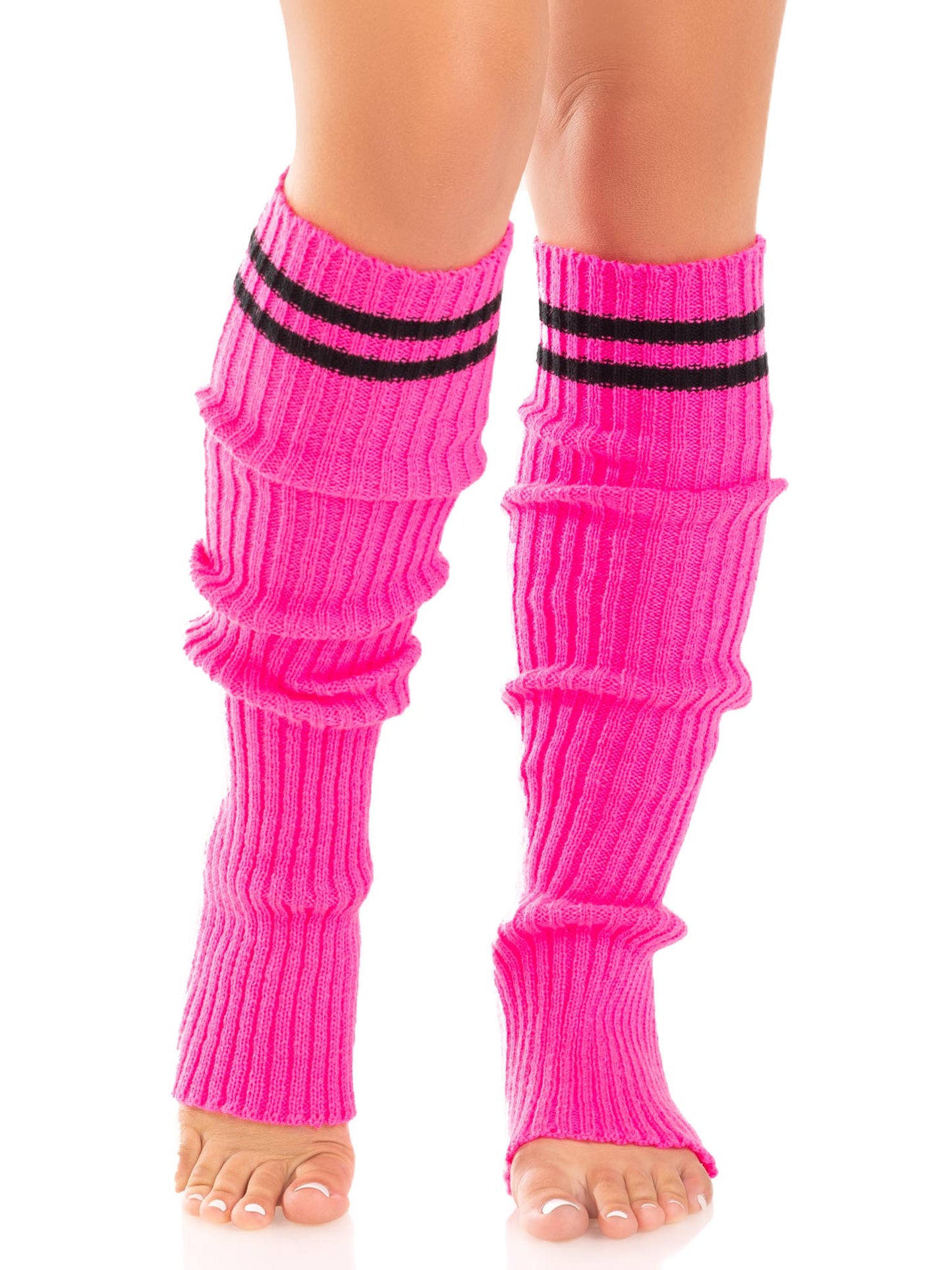 Leg Warmers with Athletic Stripe