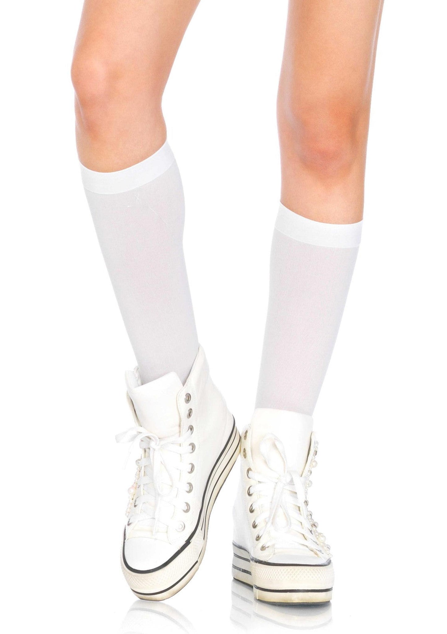 Leg Avenue 5572 Nylon Knee Highs