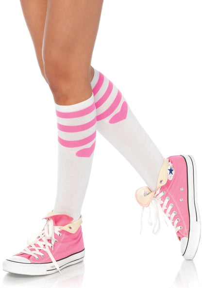 Leg Avenue 5598 Sweetheart Knee Socks