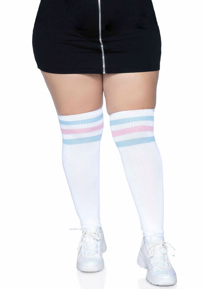 Leg Avenue 5627X Over the knee athletic socks