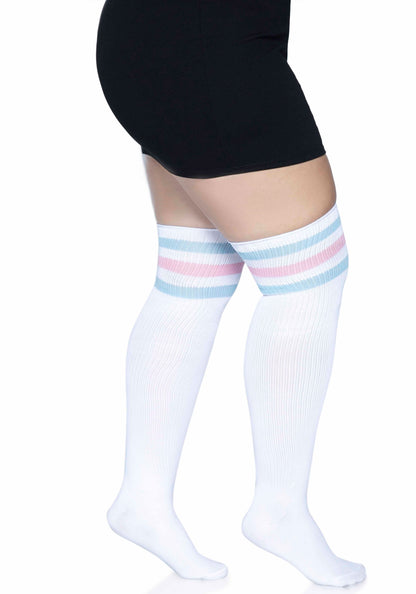 Leg Avenue 5627X Over the knee athletic socks