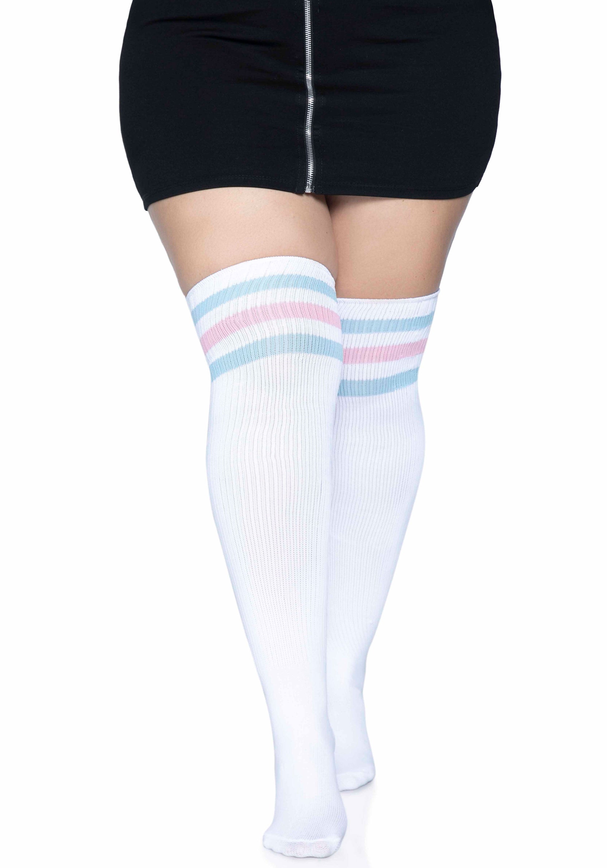 Leg Avenue 5627X Over the knee athletic socks