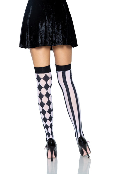 Harlequin Thigh Highs