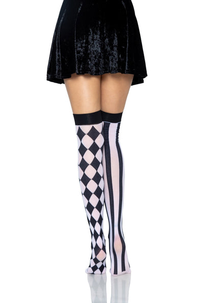 Harlequin Thigh Highs