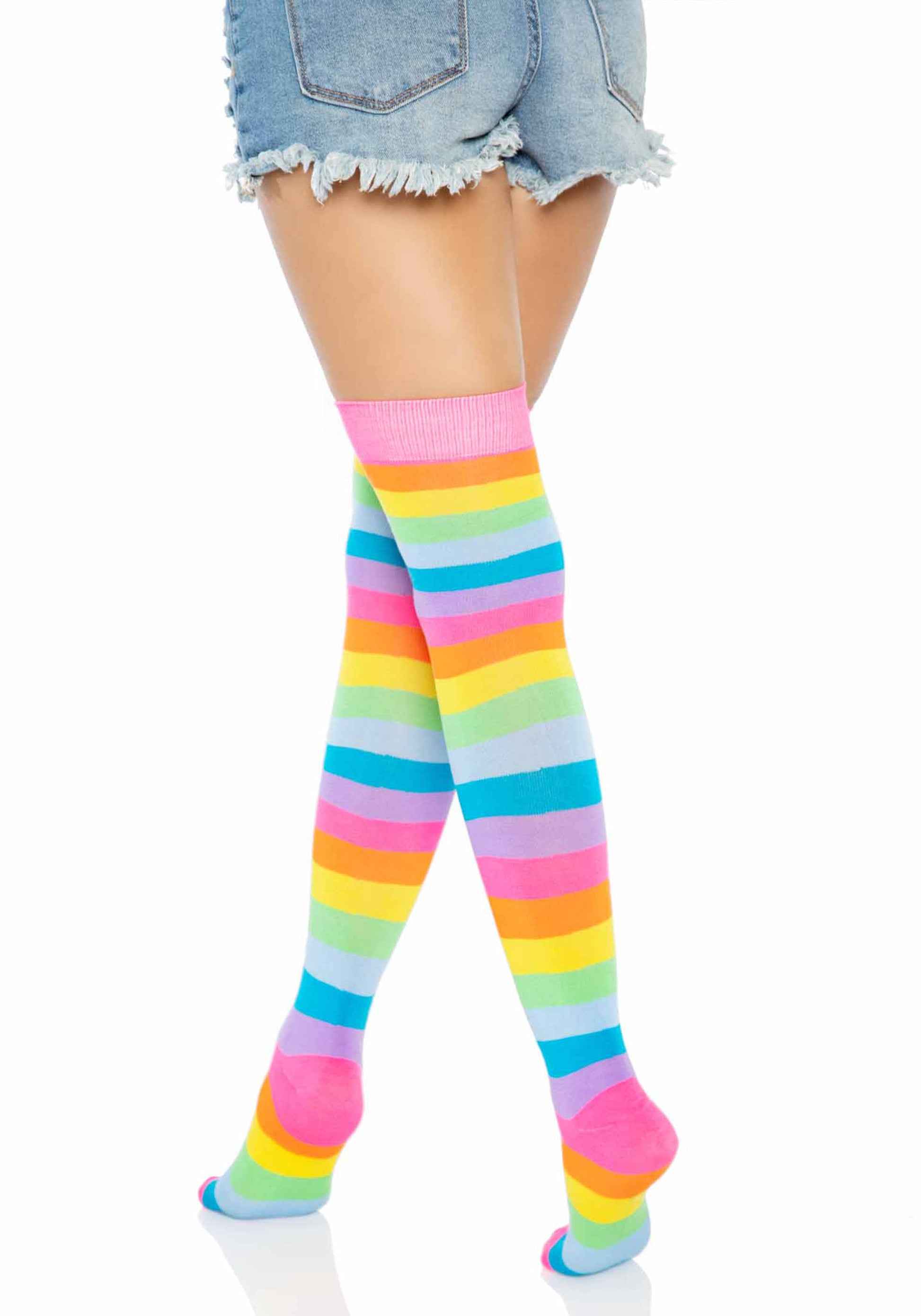 Leg Avenue 6600 Rainbow over the knee socks