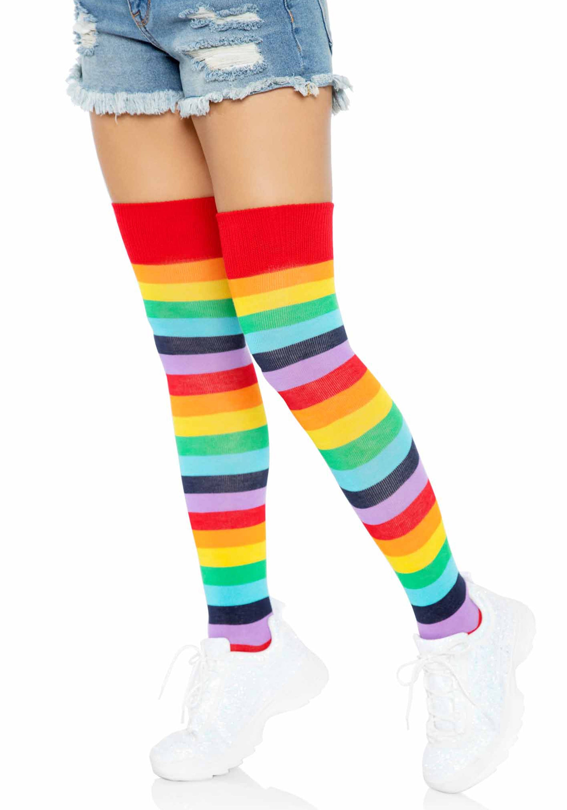 Leg Avenue 6606 Rainbow over the knee socks