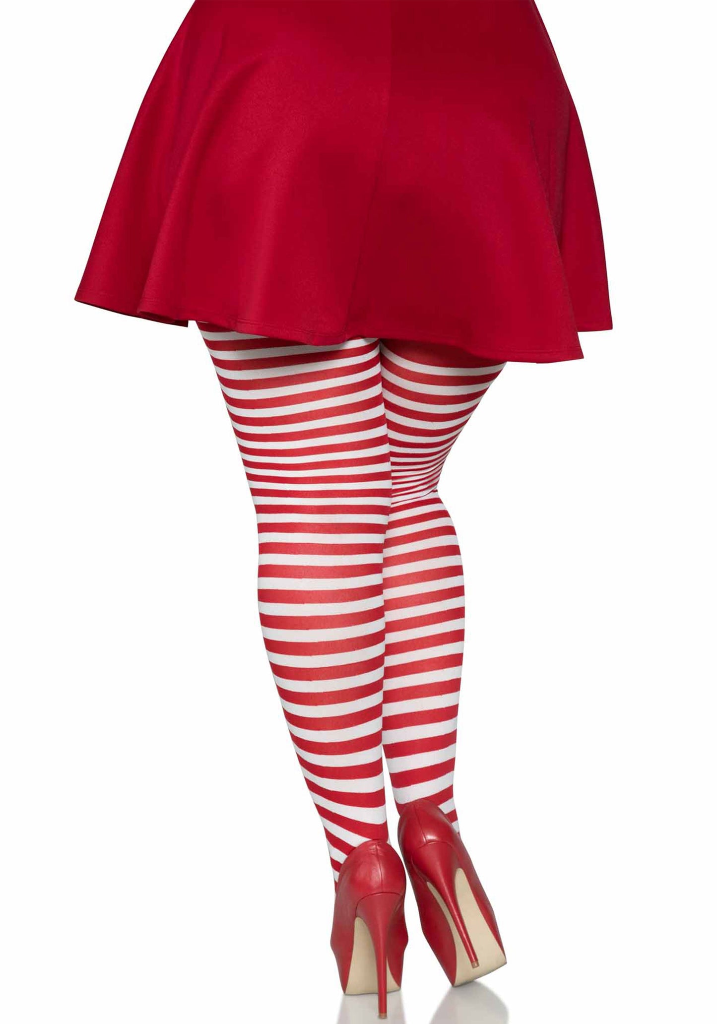 Leg Avenue 7100Q Stripe Tights Plus Size