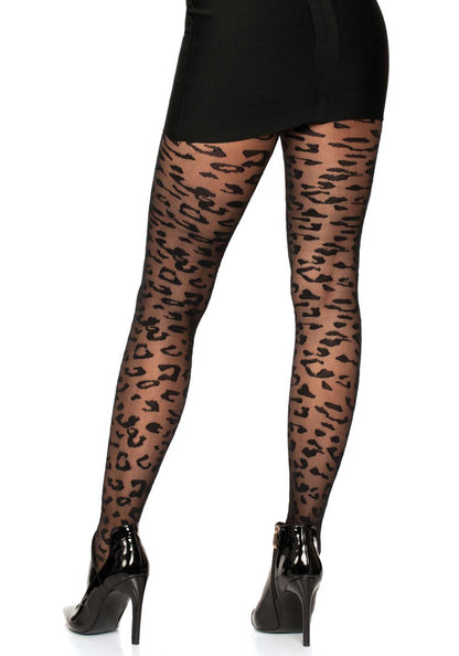 Leg Avenue 7958 Sheer leopard pantyhose