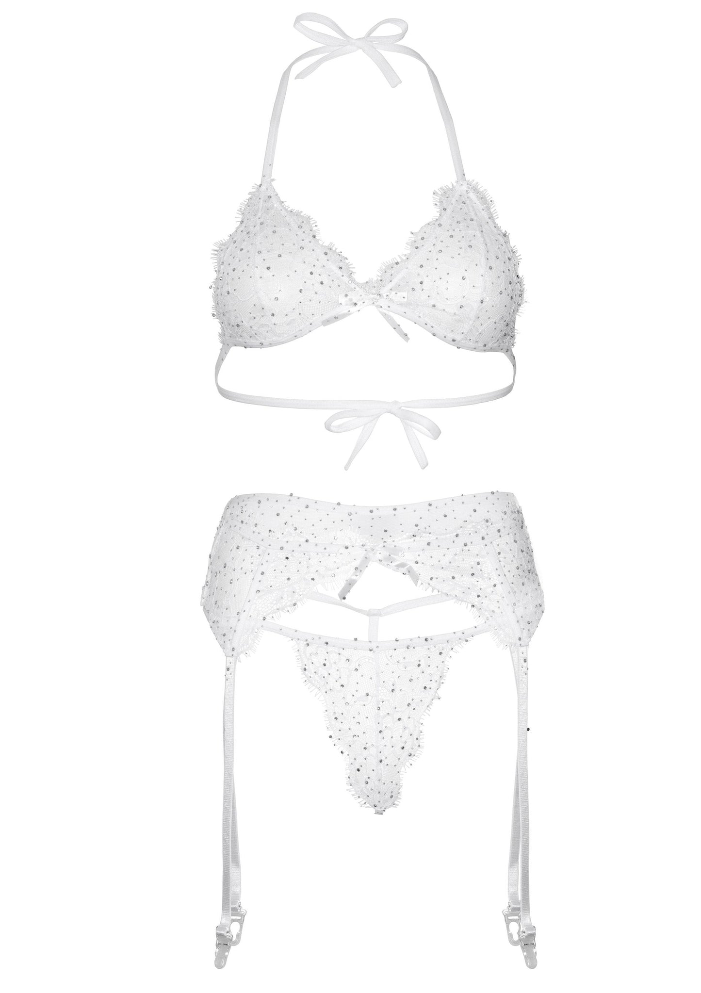 Leg Avenue 81627 Bra top, garterbelt & g-string