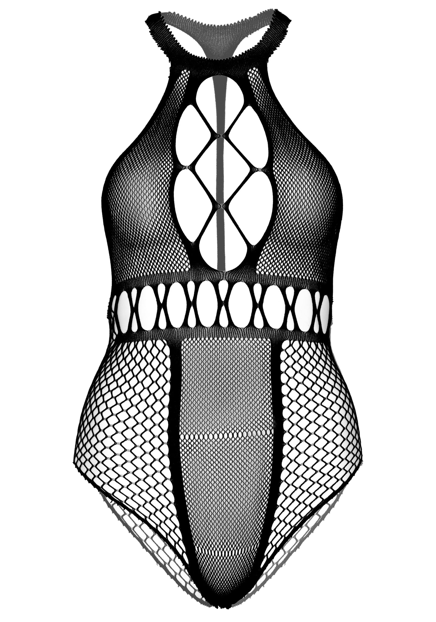 Leg Avenue 81639X Seamless multi net bodysuit Plus Size