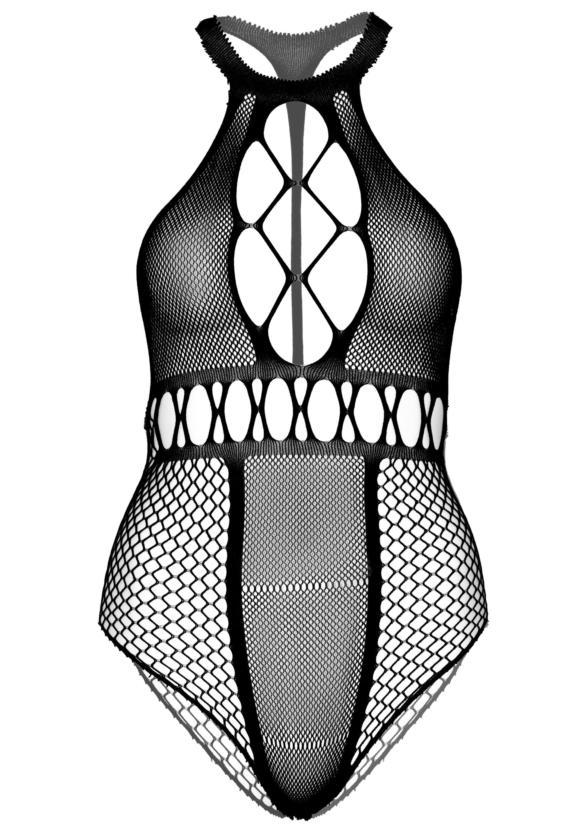 Leg Avenue 81639X Seamless multi net bodysuit Plus Size