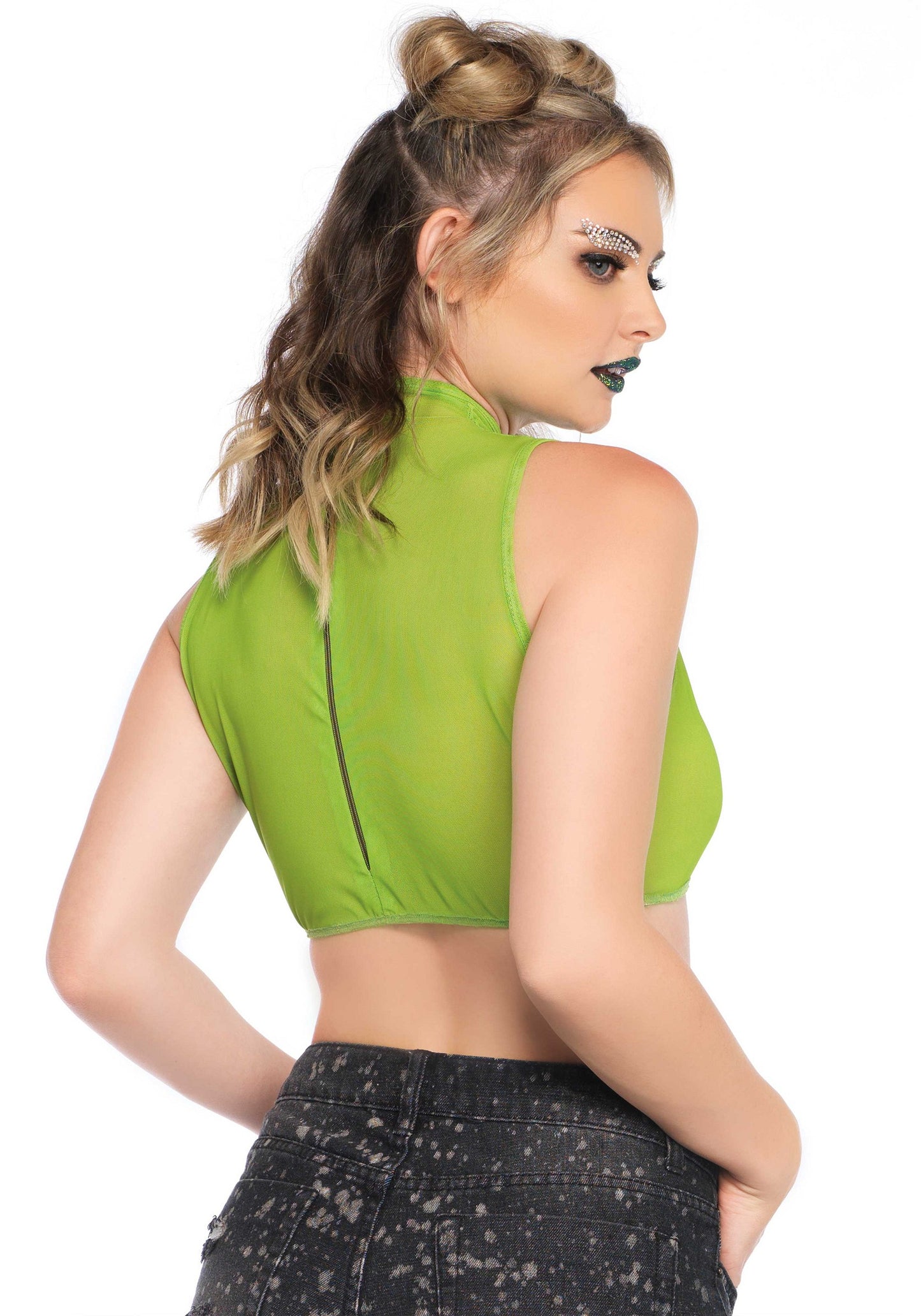 Alien Mesh Crop Top