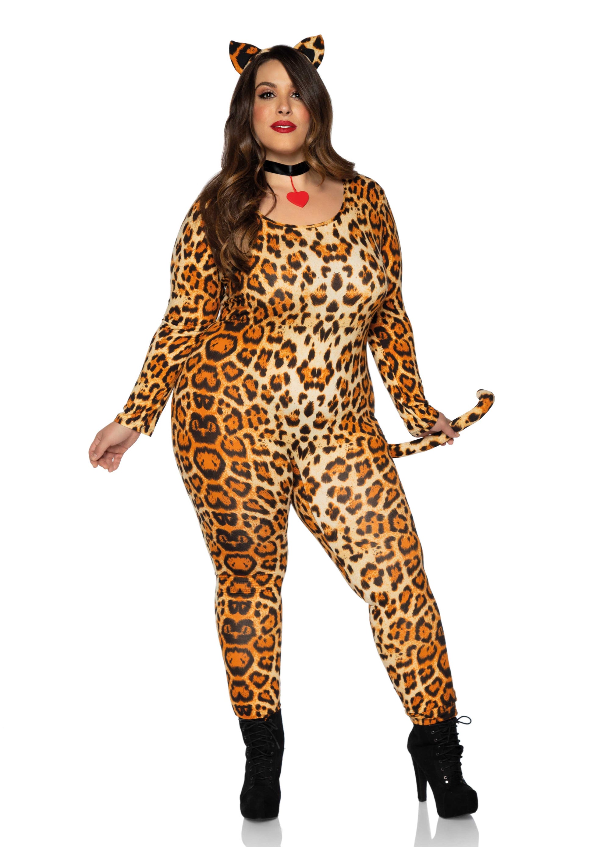 Leg Avenue 83666X Cougar catsuit Plus Size