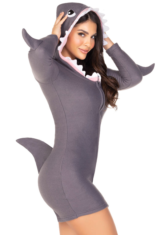 Cozy Shark Hooded Dress