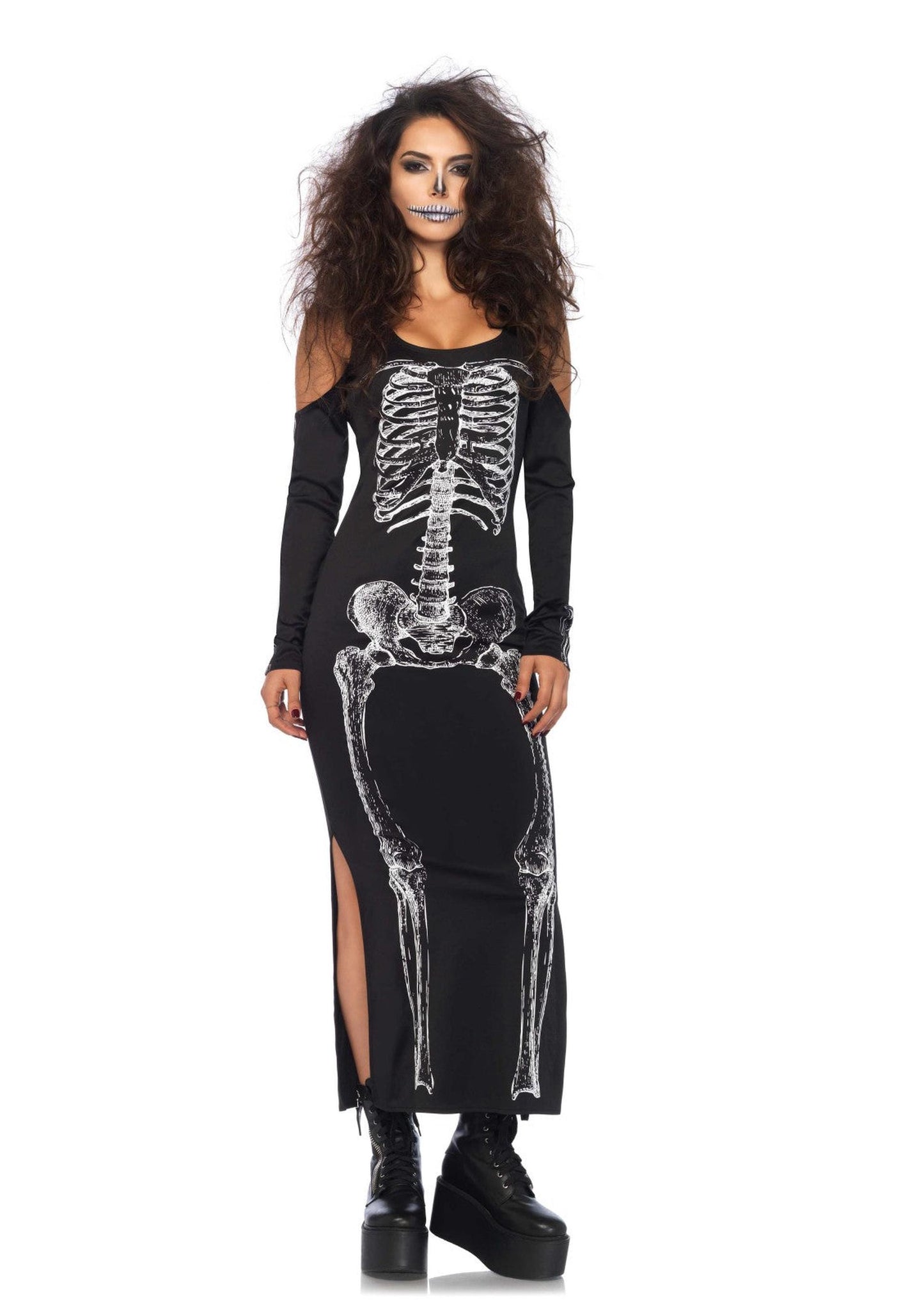 Leg Avenue 85565 Side Slit Skeleton Dress